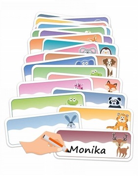 ШТАМПЫ ДЛЯ РАЗДЕВАЛКА + КЛЕЙ - ЖИВОТНЫЕ 01 30ШТ.