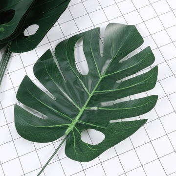 SZTUCZNA PALMA LIŚCIASTA SZTUCZNA ROŚLINA MONSTERA