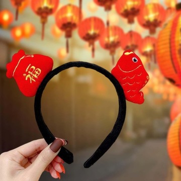 5шт. Китайская новогодняя повязка на голову