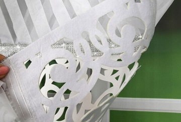 ГОТОВАЯ ШТОРА АЖУР ЦИРКОНИЙНАЯ ШТОРА ВУАЛЬ ВОЙЛЬ