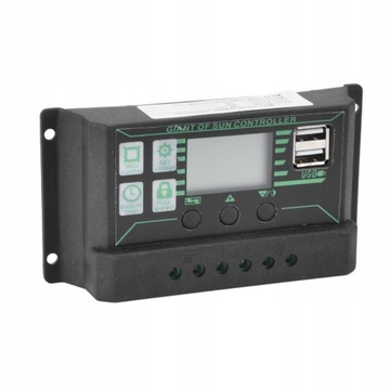 SOLARNY REGULATOR ŁADOWANIA 30A MPPT PWM LCD