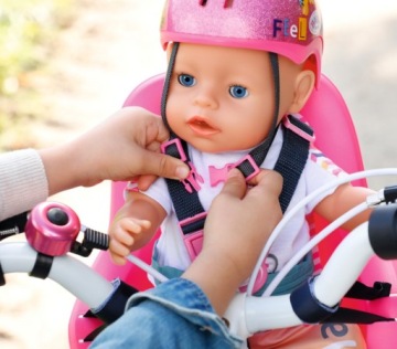 Велосипедный шлем BABYborn Для куклы ростом 43 см Регулируемый Розовый