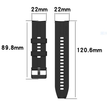 Pasek silikonowy uniwersalny 22mm z TELESKOPAMI