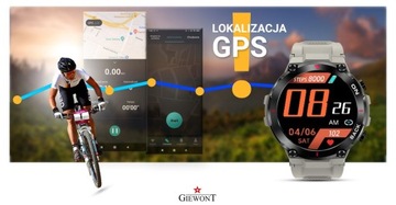 МУЖСКИЕ СМАРТ-ЧАСЫ С GPS, ЧЕРНЫЕ + ЗАРЯДНОЕ УСТРОЙСТВО