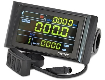 Komputer rowerowy kolorowy wyświetlacz LCD