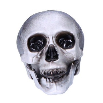 ИСКУССТВЕННЫЙ ЧЕРЕП СЕРЫЙ ЗАТЕНИРОВАННЫЙ 20 СМ