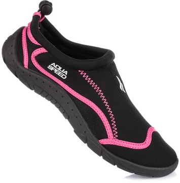 AQUA SPEED BUTY DO WODY PŁYWANIA DAMSKIE NA PLAŻĘ PLAŻOWE JEŻOWCE RAFĘ r 40