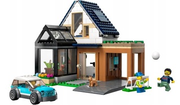 LEGO CITY DOM DOMEK RODZINNY I SAMOCHÓD ZESTAW KLOCKÓW FIGURKI PREZENT NA
