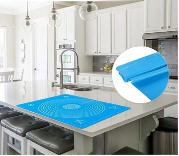 СИЛИКОНОВЫЙ КОВрик, ТОЛСТЫЙ, БОЛЬШОЙ, 80X60