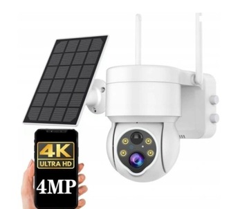 SOLARNA IP KAMERA OBROTOWA ZEWNĘTRZNA WIFI 4MP