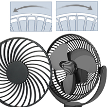 Вентилятор для зарядки Mini USB с зажимом