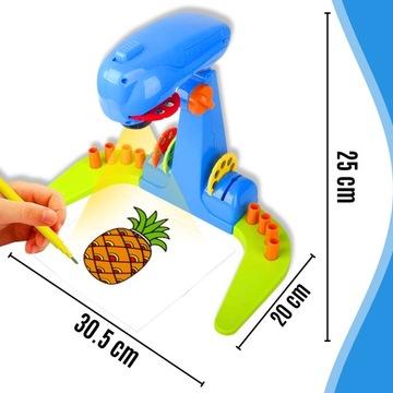 Проектор Проектор для обучения рисованию со слайдами, с подсветкой, регулируемый