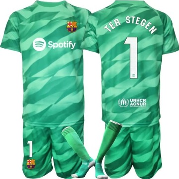 2223 FCB Zestaw piłkarski nr 1 Ter Stegen Bramkarz Skarpety