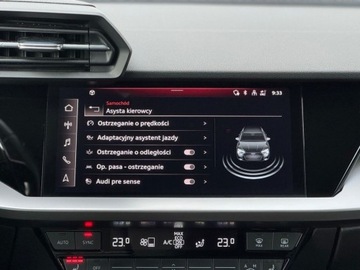 Audi A3 8Y Sportback 2.0 35 TDI 150KM 2022 Audi A3 Sportback Wirtualny kokpit ,Kamera cofania ,Ambiente 2.0 Diesel, zdjęcie 24