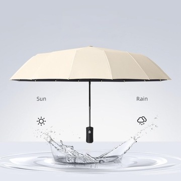 Зонт дорожный мужской Зонт женский бежевый