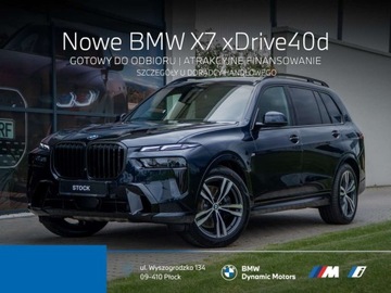 BMW X7 SUV Facelifting 3.0 40d 352KM 2025 BMW X7 xDrive40d 352 KM mHEV - BowersWilkins - Hak - Kamera 360 - Sky Loun