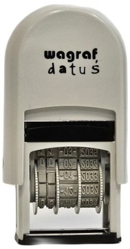 DATUŚ WAGRAF Штамп даты DATE SYSTEM цифровой ДД-ММ-ГГГГ цвет РОЗОВЫЙ