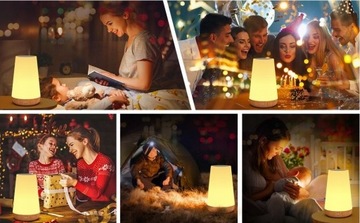Беспроводная лампа, 13 цветов, сенсорный пульт дистанционного управления RGB
