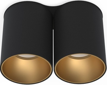 NOWODVORSKI LAMPA CZARNO ZŁOTA 8087 EYE TONE 24H