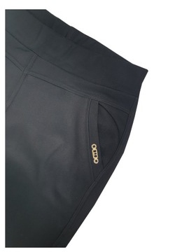 Dámske nohavice Zateplené Teplé S Vreckámi Čierne Veľké Veľkosť 40 L