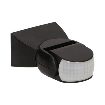 Наружный настенный датчик движения PIR LED IP65 черный