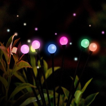 2 шт. СОЛНЕЧНАЯ ЛАМПА FIREFLY SWING BALL SARDEN BALL 10LED