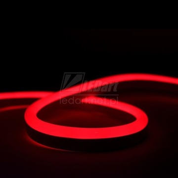 Neon LED 230V Czerwony Standard