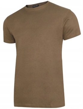 Koszulka męska wojskowa T-Shirt pod mundur Mil-Tec bawełna BDU brązowa 3XL
