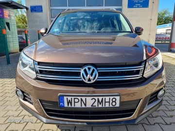 Volkswagen Tiguan I SUV Facelifting 2.0 TDI CR DPF BlueMotion 140KM 2012 Volkswagen Tiguan I 2.0 TDI 140 KM 2 x szyberdach alu climatronic gwarancja, zdjęcie 2
