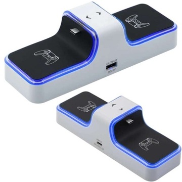 ЗАРЯДНОЕ УСТРОЙСТВО ЗАРЯДНАЯ ДОК-СТАНЦИЯ ДЛЯ 2x PAD PS5 5