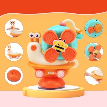ИГРУШКА МОНТЕССОРИ С ПРИСОСКОЙ СЕНСОРНАЯ РАЗВИВАЮЩАЯ ИГРУШКА ДЛЯ ДЕТЕЙ