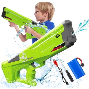 PISTOLET NA WODĘ KARABIN AUTOMAT Elektryczny miotacz wody AKUMULATOR USB