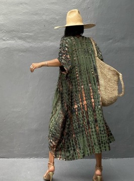 ПАРЕО ТУНИКА БОХО ЛЕТНЕЕ ПЛАТЬЕ ДЛИННАЯ КЕПКА