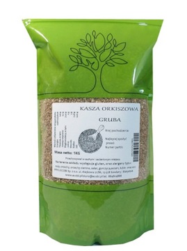 KASZA ORKISZOWA (GRUBA) 1kg zdrowa kasza od Ecobi