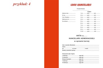 Папка-обложка для адвокатских файлов 100 шт.