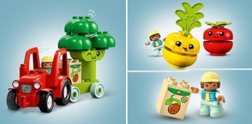 LEGO DUPLO Трактор с овощами и фруктами 10982
