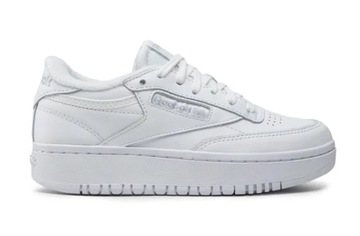 REEBOK CLUB C BUTY SPORTOWE DAMSKIE BIAŁE SKÓRZANE 38,5 3P8G8*