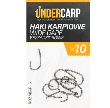 UNDERCARP Haki Karpiowe WIDE GAPE Bezzadzior r.6