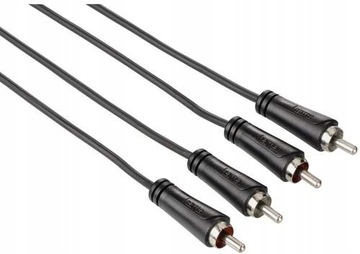 HAMA KABEL Audio 2 x RCA 1,5m Cinch JAKOŚĆ