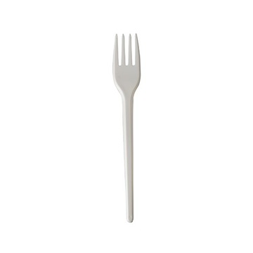 Widelec plastikowy biały 16,5 cm PS 100 szt