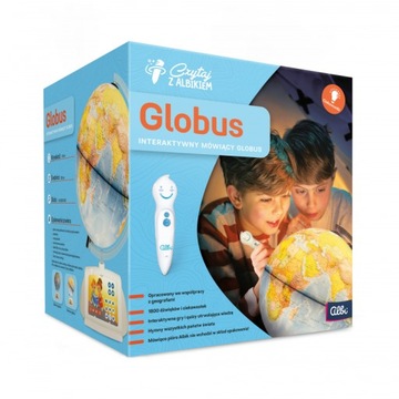 Globus interaktywny Czytaj z Albikiem Mówiące pióro Albi