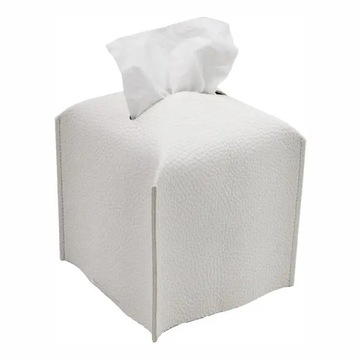 Чехол для коробки для салфеток, мягкая искусственная кожа, складная коробка для носовых платков, держатель для салфеток