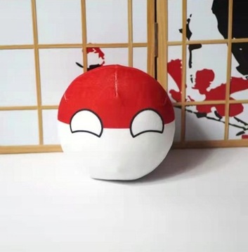 20CM MASKOTKA PLUSZOWA POLANDBALL PLUSZOWA PIŁKA