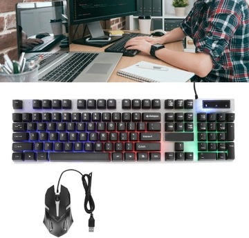 ИГРОВАЯ КЛАВИАТУРА С ПОДСВЕТКОЙ ИГРОВАЯ МЫШЬ