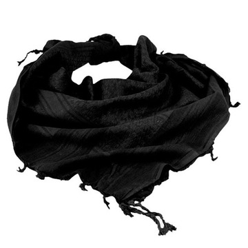 ARAFATKA CHUSTA KEFIJA SHEMAGH WOJSKOWA MIL-TEC 110X110cm OCHRONNA CZARNA