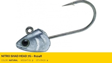 Główka jigowa Illex NITRO SHAD HEAD 1/0 7 g