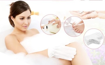 Rękawiczki bawełniane kosmetyczne do pielęgnacji dłoni na noc AZS EGZEMA