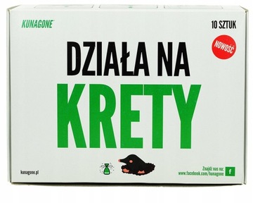 KUNAGONE środek na krety Zwalczanie Kretów 10-pak