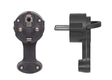 ВИЛКА ПЛОСКАЯ УГЛОВАЯ С МЕБЕЛЬНОЙ РУЧКОЙ, БЕЛАЯ