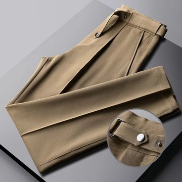 Office Pant Solid Color Dress Pant Erkek Pantolon